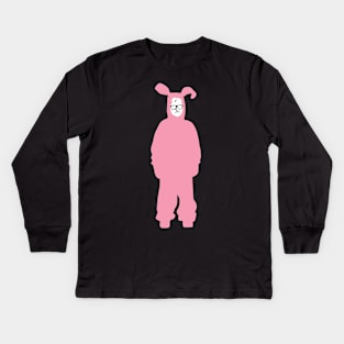 Deranged East Bunny Kids Long Sleeve T-Shirt